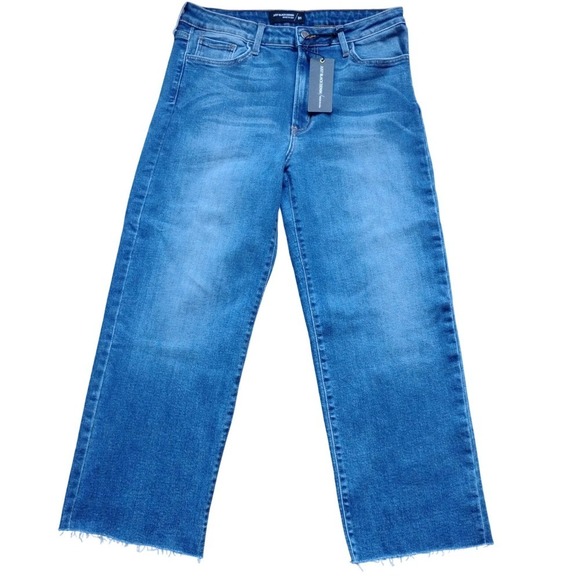 Just Black Denim - NWT Just Black Denim Wide-Leg High-Rise Jeans, Size 31, Dark Wash